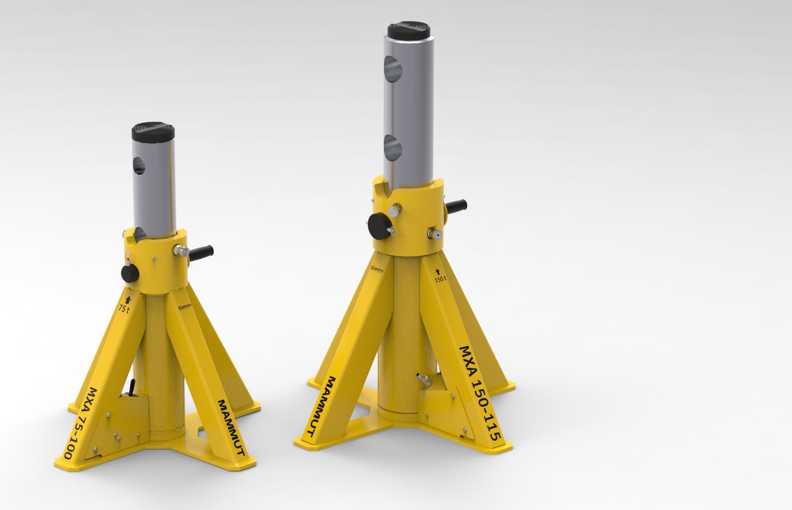 Elevación de dumper minero